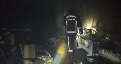 Şanlıurfa’da iş yerinde yangın!