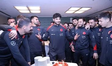 Milli Takım’da Ozan Kabak’ın doğum günü kutlandı