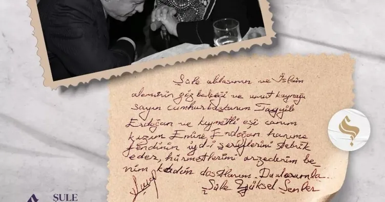 Şule Yüksel Şenler’den Başkan Erdoğan’a son mektup