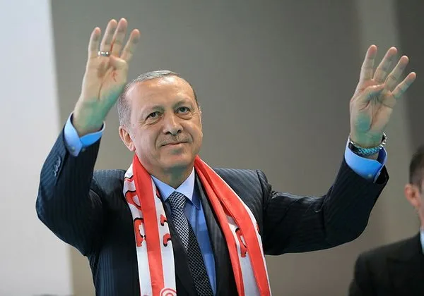 Cumhurbaşkanı Erdoğan'ın Bolu AK Parti İl Kongresi'nden yansıyan kareleri