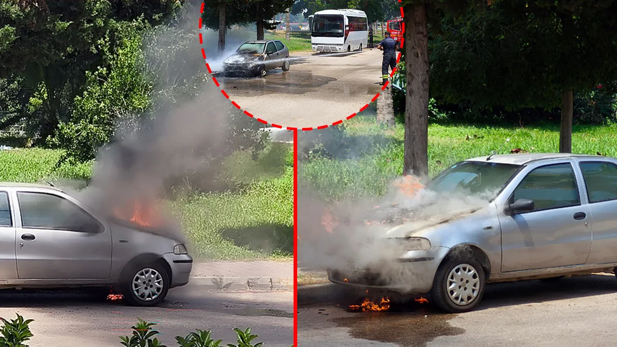 Adana’da korkutan yangın! Araç alev topuna döndü: Patlamalar peş peşe geldi! Adana’da korkutan yangın! Araç alev topuna döndü: Patlamalar peş peşe geldi!