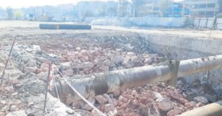 Halkapınar’daki göçük kapatıldı