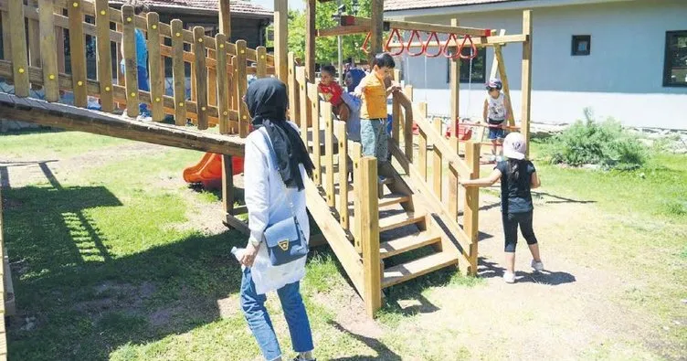 Altınköy’e ahşaptan oyun parkı Ankara Başkent Haberleri