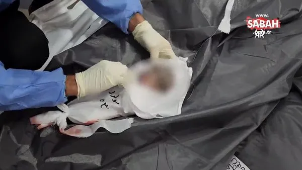 İsrail, Gazze'de hamile bir kadını iki çocuğuyla öldürdü | Video
