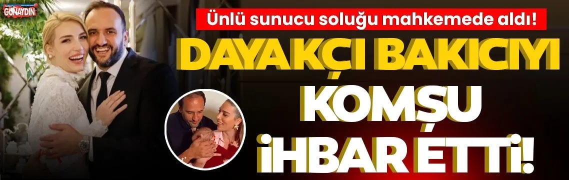 Ünlü sunucu Cansu Canan Özgen’in 3 yaşındaki oğlu bakıcısı tarafından darp edildi!