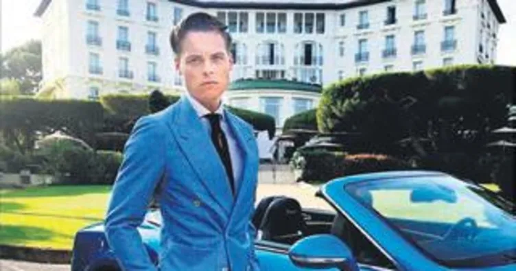 Genç milyarder manken oldu