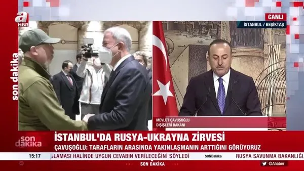 Son Dakika: İstanbul'daki Barış Görüşmesi sonrası Dışişleri Bakanı Mevlüt Çavuşoğlu'ndan önemli açıklamalar | Video