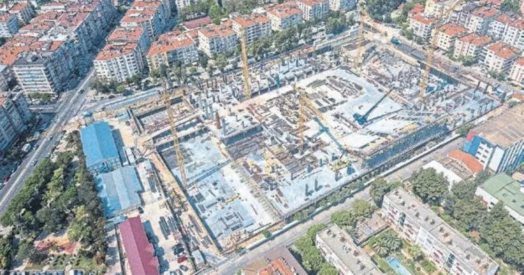 Göztepe Stadı’nın inşaatı hız kesmiyor