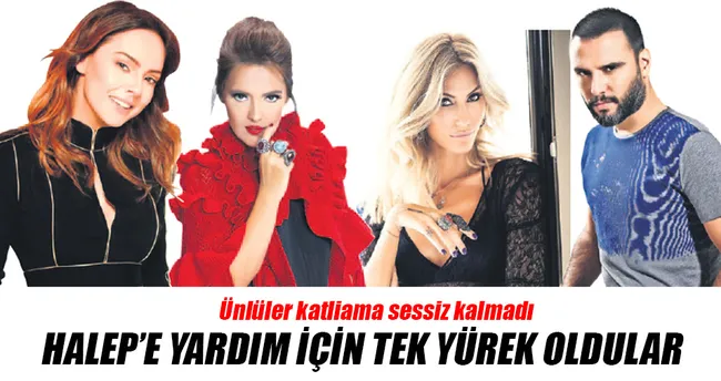 Halep’e yardım için tek yürek oldular