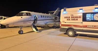 Ağrı’da trafik kazasında yaralanan çocuk ambulans uçakla Ankara’ya sevk edildi #agri