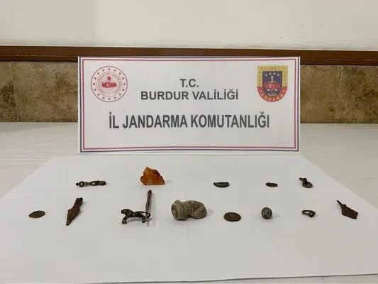 Burdur’da tarihi eser operasyonu
