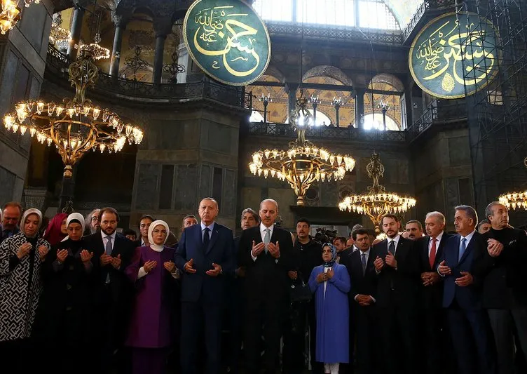 Cumhurbaşkanı Erdoğan'ın Yeditepe Bienali açılışından yansıyan kareleri
