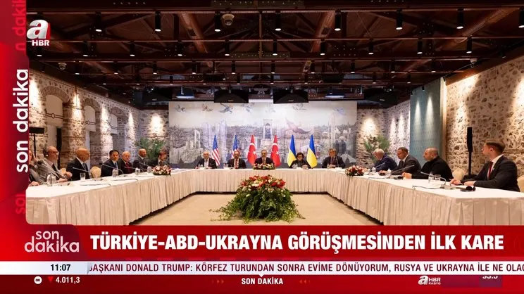 SON DAKİKA: Türkiye-ABD-Ukrayna görüşmesi başladı! İşte görüşmeden ilk kare | Video