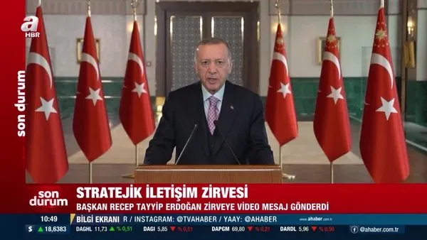 Başkan Erdoğan'dan Stratejik İletişim Zirvesi'nde önemli mesajlar | Video
