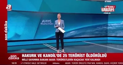 SON DAKİKA HABERİ: Milli Savunma Bakanı Akar duyurdu! 25 terörist etkisiz hale getirildi | Video