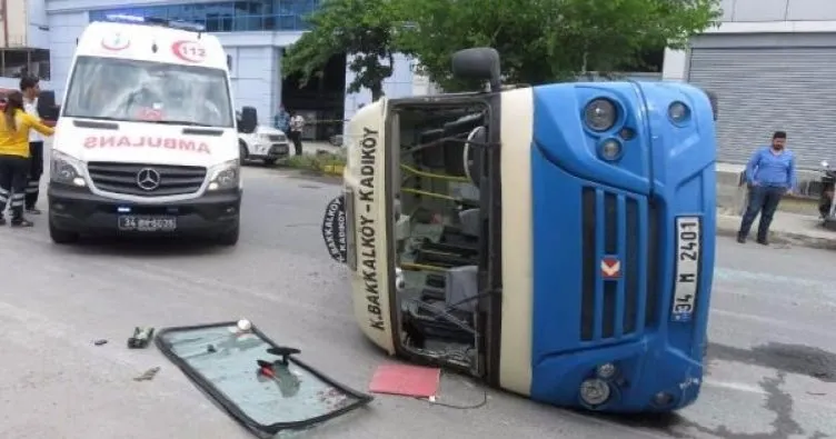 Son dakika: Ataşehir’de yolcu minibüsü dehşeti! Yaralılar var