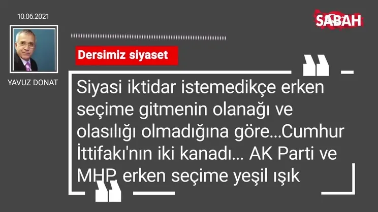 Yavuz Donat | Dersimiz siyaset