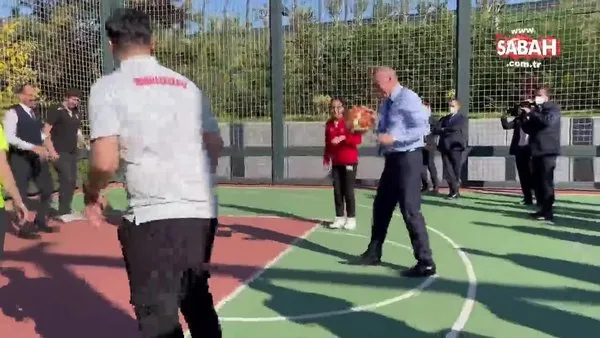 Başkan Erdoğan gençlerle basketbol oynadı | Video
