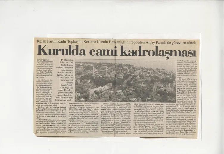 Yapımına karşı çıkmışlardı: Büyük gün geldi! İşte Taksim Camii manşetleri