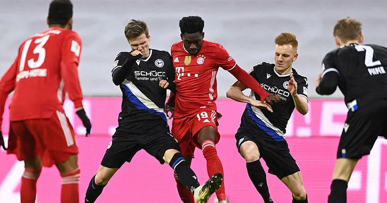 Bayern Münih’e evinde Bielefeld çelmesi!