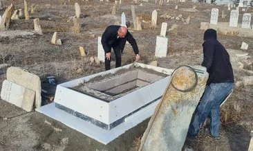 36 yıl sonra şehit sayılan Osman Savsar’ın mezarı yapıldı #van