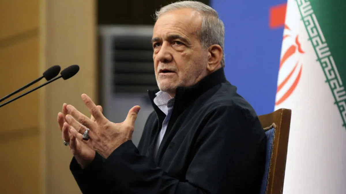 İran Cumhurbaşkanı Pezeşkiyan: “Baskı ve zorluklara boyun eğmeyeceğiz” İran Cumhurbaşkanı Pezeşkiyan: “Baskı ve zorluklara boyun eğmeyeceğiz”