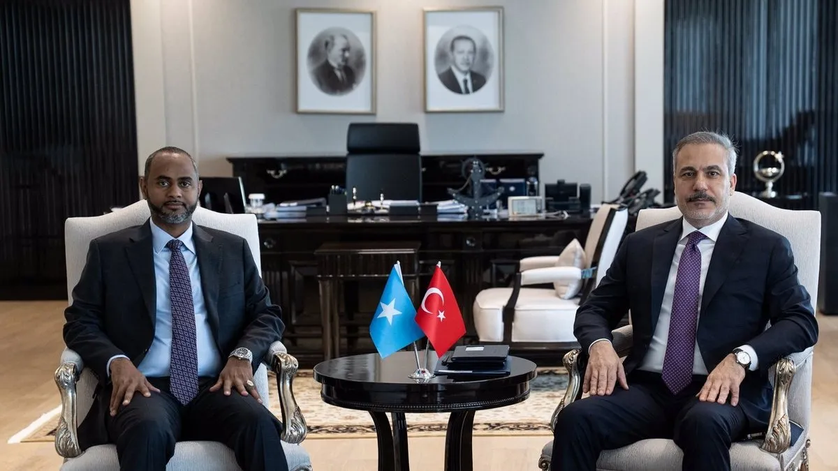 Dışişleri Bakanı Fidan, Somali Limanlar ve Deniz Ulaştırma Bakanı Nur ile görüştü