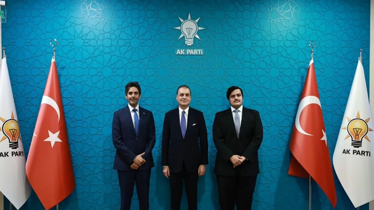 Ömer Çelik, Katar Büyükelçisi Al-Henzap ve Başkatip Al-Thani ile görüştü Ömer Çelik, Katar Büyükelçisi Al-Henzap ve Başkatip Al-Thani ile görüştü