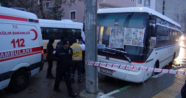 Otobüs şoförü, ölmeden önce faciayı önledi
