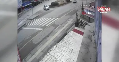 Freni patlayan kamyon caddeyi savaş alanına çevirdi | Video