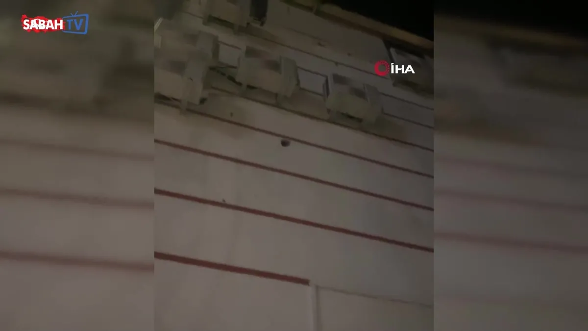 Klima motoruna sıkışan yavru kedi kurtarıldı videosunu izle Klima motoruna sıkışan yavru kedi kurtarıldı videosunu izle