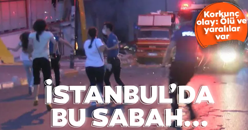 Bahçelievler’de sabah saatlerinde patlama!