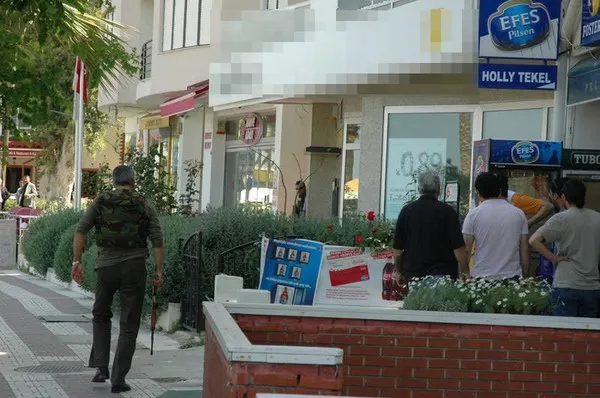 Kuşadası'nda banka soygunu