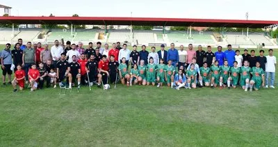 Ampute Milli Takım ile Kadın Takımı Kırşehir’de gösteri maçında buluştu #kirsehir