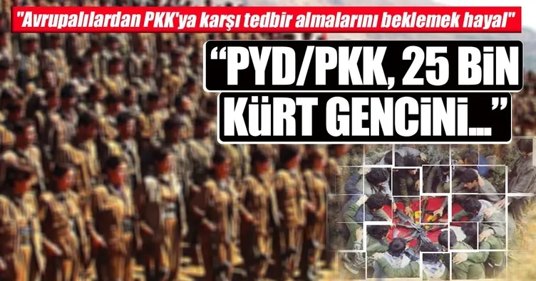 PYD/PKK 25 bin Kürt genci öldürdü