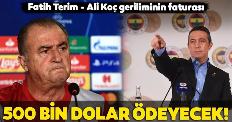 Galatasaray’dan Ali Koç’a 500 bin dolar!