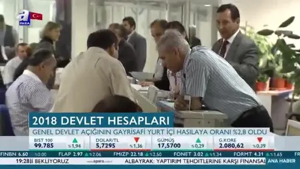 2018 devlet hesapları