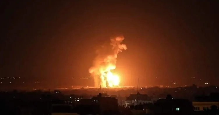 İsrail savaş uçakları, Gazze Şeridi’ni vurdu