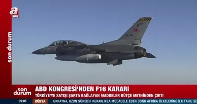 ABD’den Türkiye’ye F-16 satışına ilişkin flaş karar! Satış için kısıtlayıcı koşullar kaldırıldı | Video