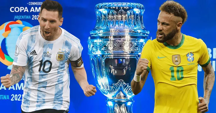 Kupa Amerika’da dev final! Messi’li Arjantin’in rakibi Neymar’lı Brezilya
