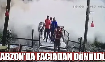 Trabzon’da faciadan dönüldü