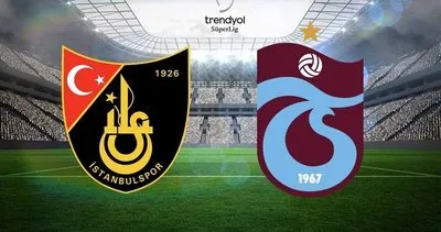 SÜPER LİG 17. HAFTA | İstanbulspor - Trabzonspor maçı bugün saat kaçta?  İstanbulspor - Trabzonspor maçı hangi kanalda? İşte,  Maçın ilk 11’i!