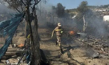 Midilli’deki Moria kampında tekrar yangın çıktı