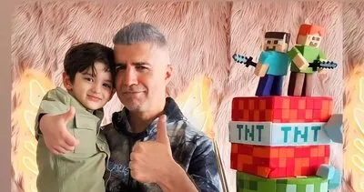 Özcan Deniz’in oğlu Kuzey 5 yaşında! Baba oğulun mutlu anları sosyal medyaya damga vurdu!