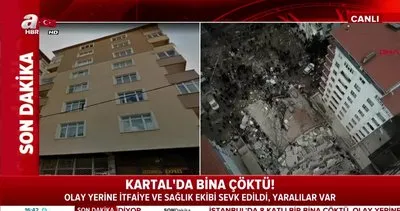 İstanbul Kartal’da çöken 8 katlı binanın çökmeden önceki görüntüsü ortaya çıktı!