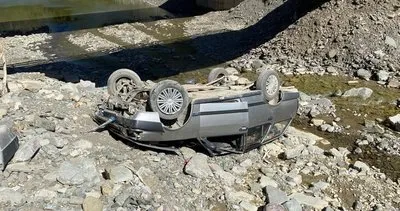 Kastamonu’da köprüden düşen otomobildeki 2 kişi yaralandı