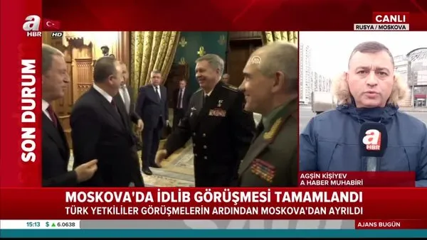 Moskova'da İdlib görüşmesi tamamlandı! Türk yetkililer Moskova'dan ayrıldı | Video