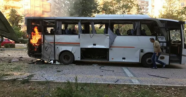 Mersin’de polis aracına saldırı