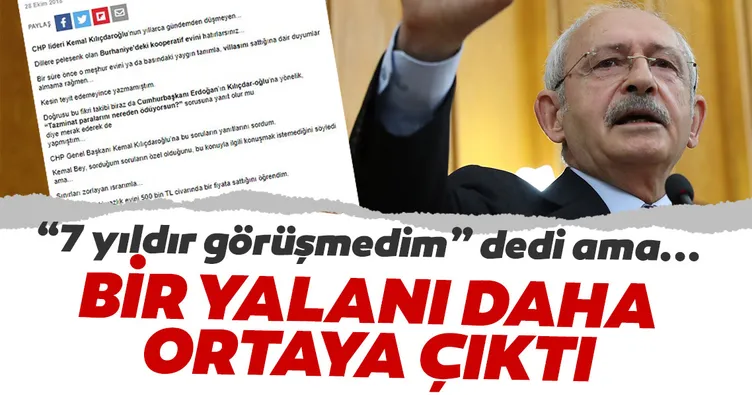 Kılıçdaroğlu'nun bir yalanı daha ortaya çıktı! 7 yıldır telefonda bile görüşmedim dediği Talat Atilla...