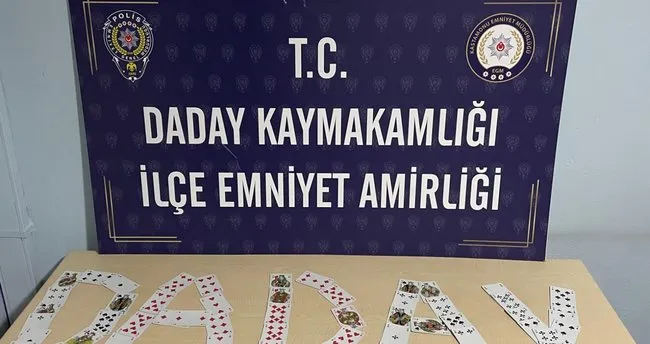 Kastamonu’da kumar oynayan 5 kişi hakkında da adli işlem yapıldı